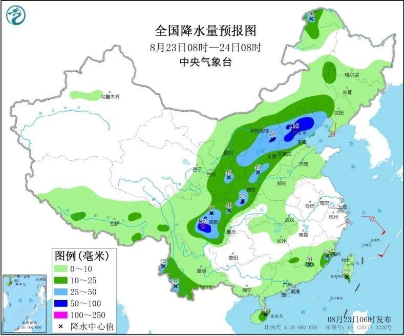 四川盆地|台风“巴威”将影响我国东海、黄海！北方及四川盆地暴雨仍将继续！