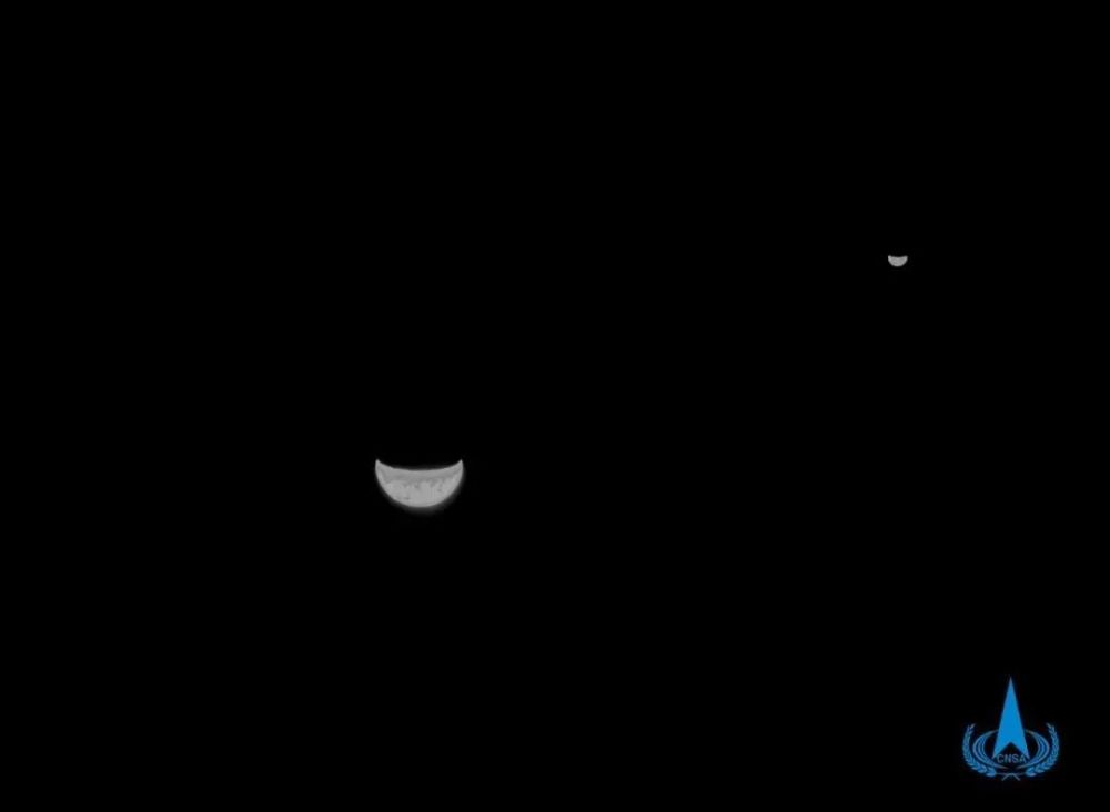 天问一号|一天飞30万公里！天问一号已来到823万公里外，最近做了什么