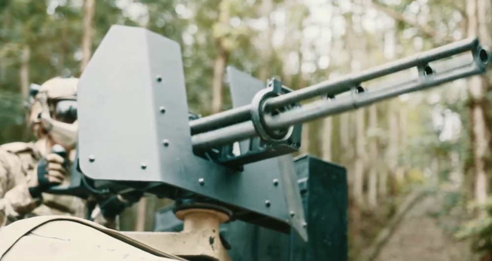 3000发分超级弹幕国产转管机枪威力惊人