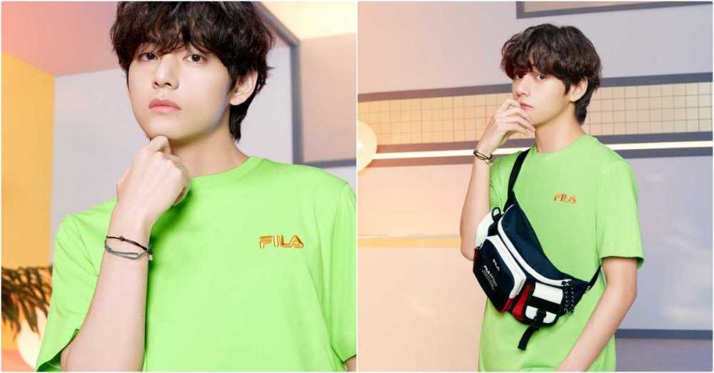 fila联名防弹少年团2020年秋冬系列,bts7人7色图腾西