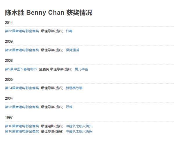 陈木胜|著名导演陈木胜去世，去年发现时已癌症晚期！曾连成龙儿子都敢骂