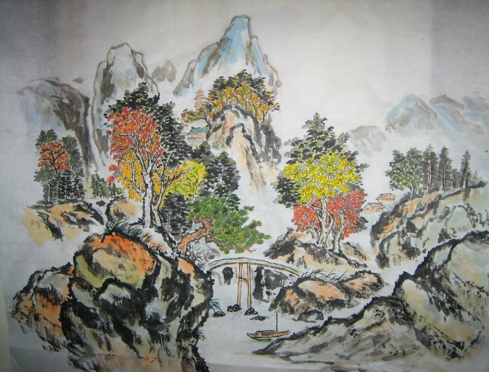 王沂孙《绮罗香·红叶》·词意图