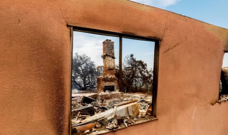 美国_社会|美国大火蔓延十四州，十二万人逃难，劫后景象太惨