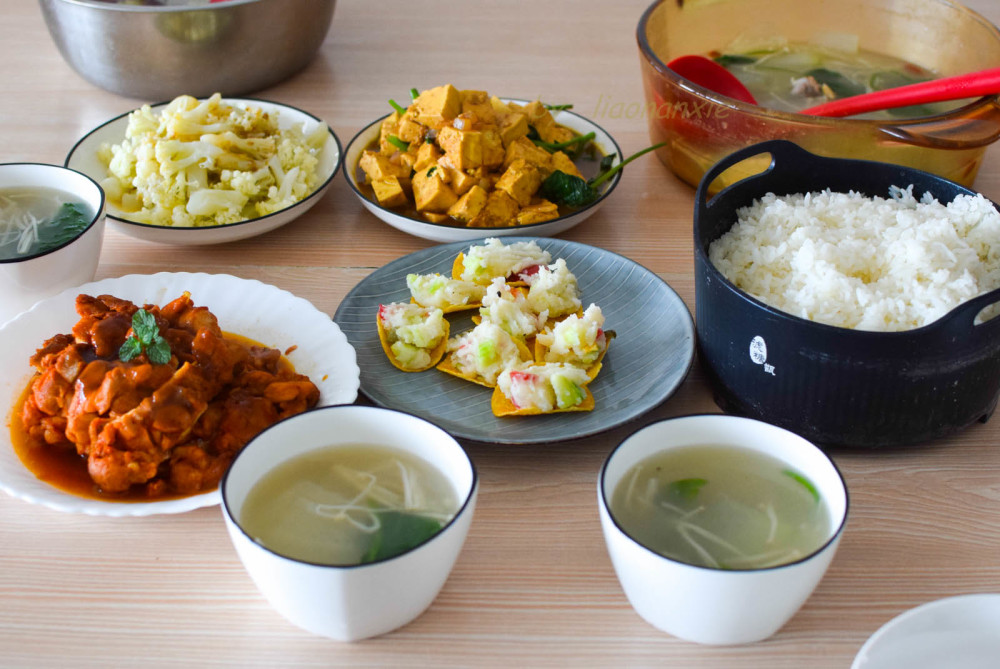 蟹姐家7日午饭,菜不多餐餐光盘,营养均衡家常好吃不浪费