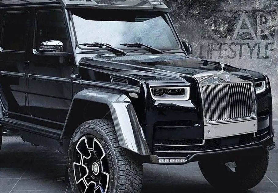 富二代用大g改装"库里南"被嘲笑,网友:这是"库里南g级"吗