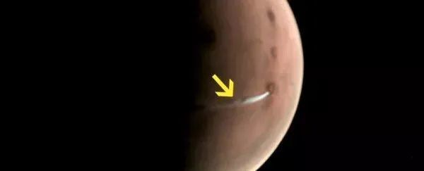 火星|火星神秘现象：悬浮白光、白色精灵、绿色光环，一千公里长的白云