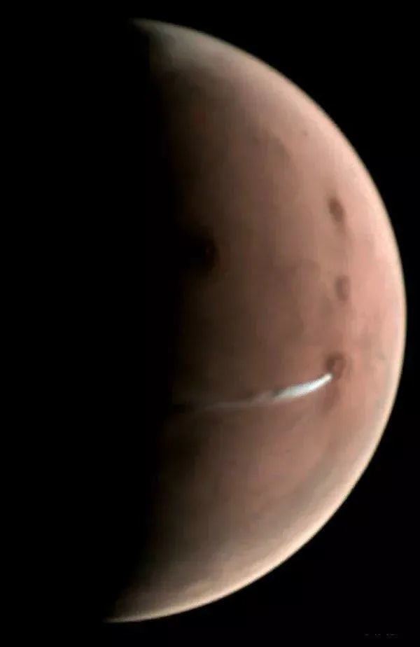 火星|火星神秘现象：悬浮白光、白色精灵、绿色光环，一千公里长的白云