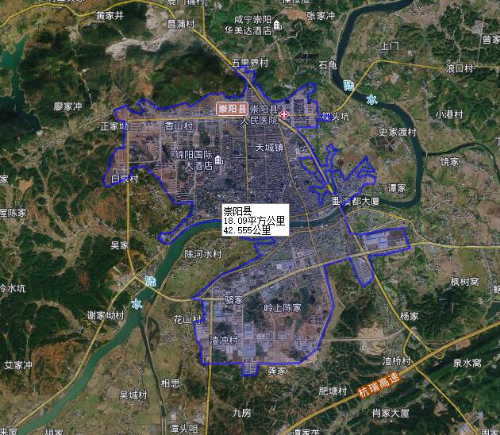 湖北咸宁市各区县建城区面积统计赤壁市面积最大你家乡排第几