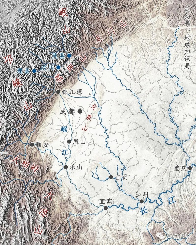 长江的重要支流然而这条发源(水文水利界)于松潘岷山的河流并不太听话