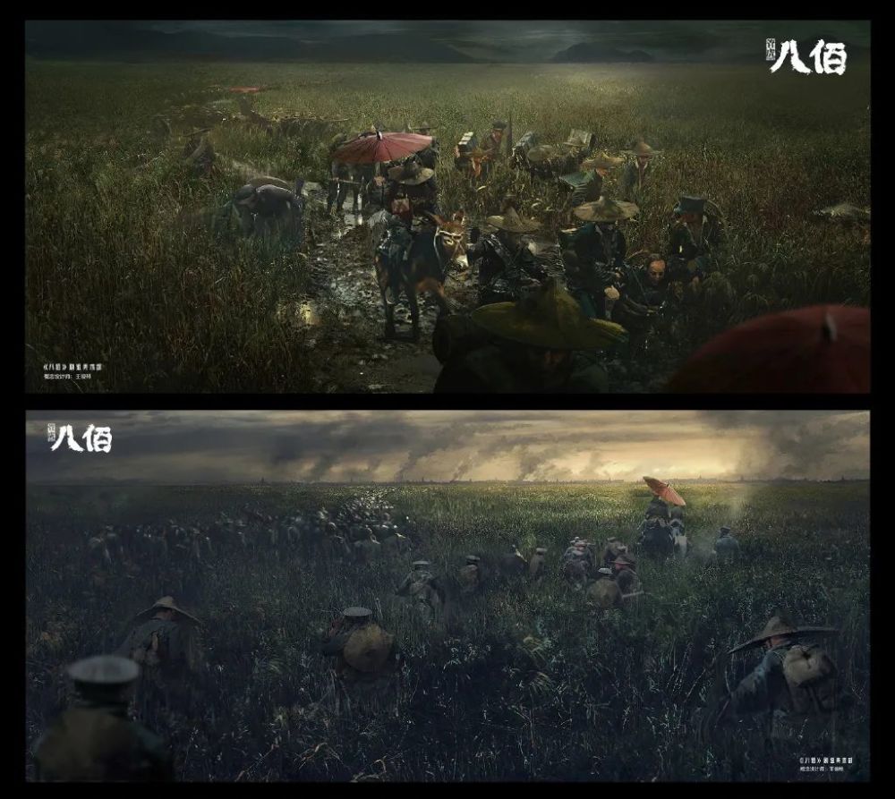 八佰|热映的《八佰》，震撼的概念图