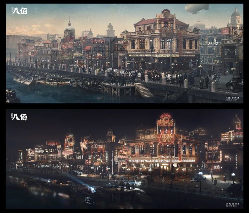 八佰|热映的《八佰》，震撼的概念图