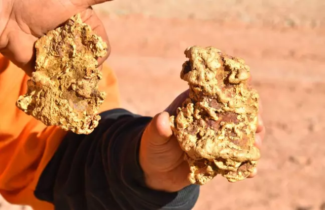 澳大利亚三男子坚持勘探昔日金矿终于挖出两大块金子