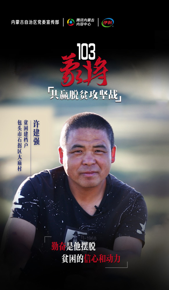 【103蒙将】许建强:勤奋是我摆脱贫困的信心和动力