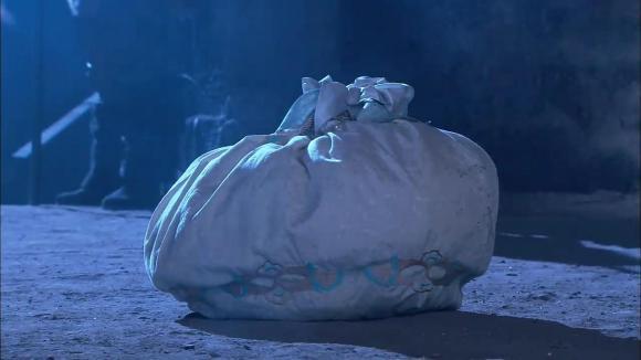 人种袋:弥勒佛的后天袋子,形如搭包.