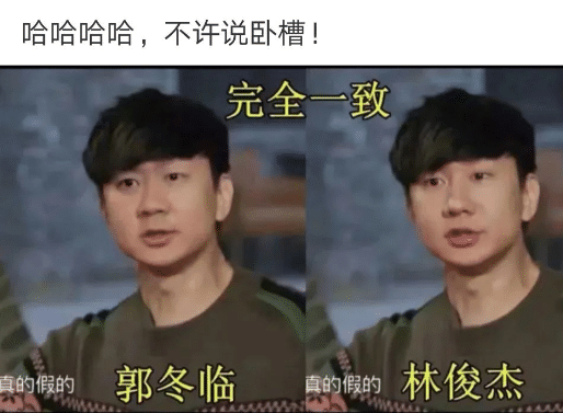 以前怎么没发现郭冬临和林俊杰简直一模一样哈哈哈哈哈