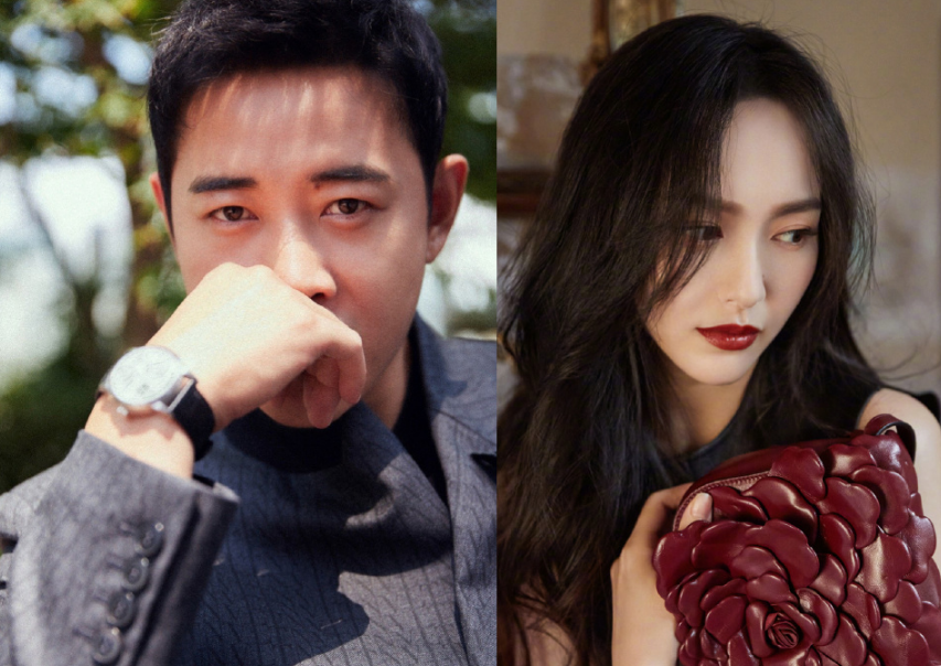 唐嫣|唐嫣晒老公罗晋视角照，打扮粉嫩美如少女，歪头摆弄秀发在线撩人