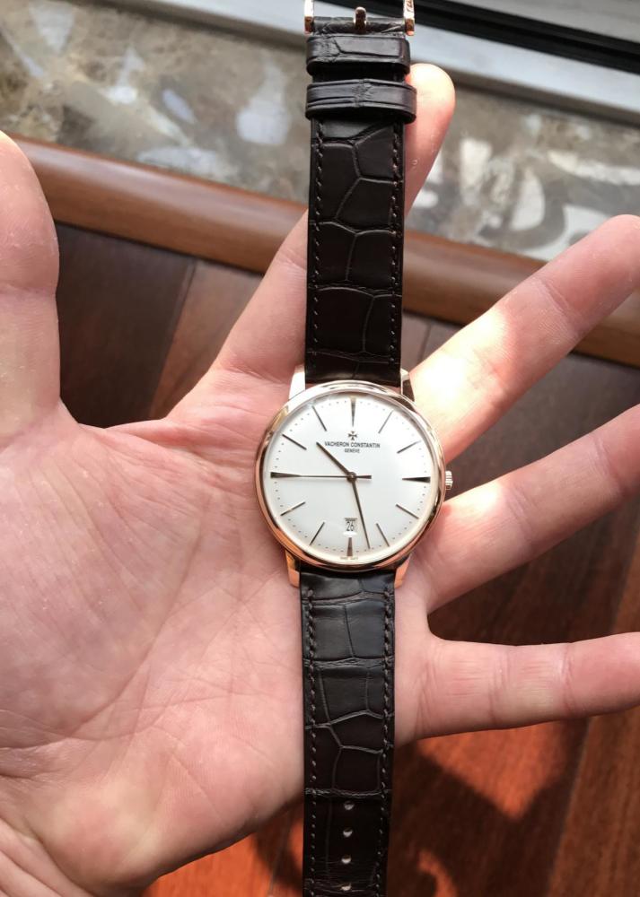 我喜欢一定就拿下江诗丹顿传承85180上手体验