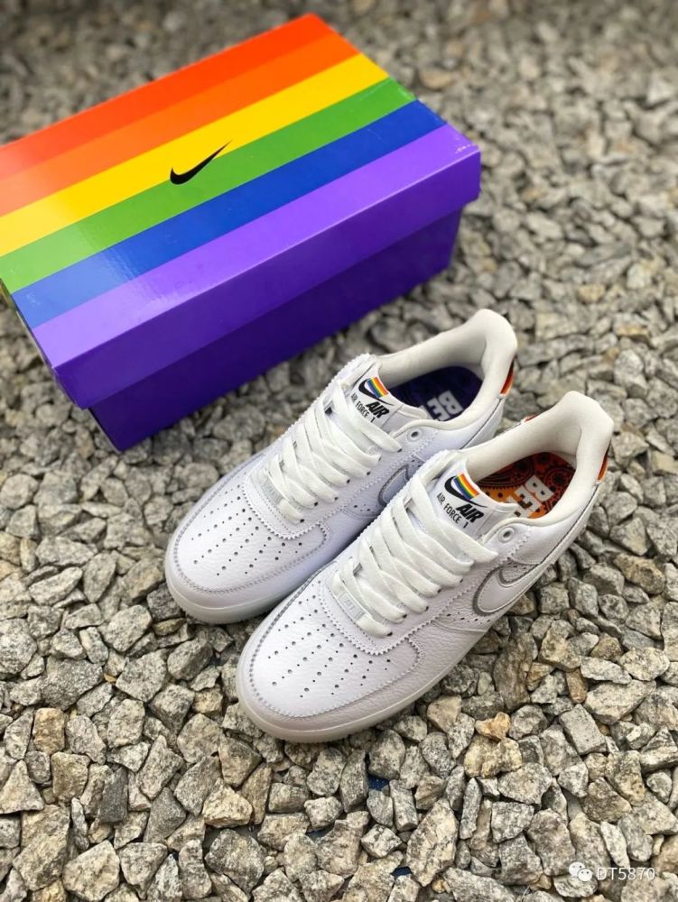 nike air force 1 betrue 彩虹 空军一号低帮百搭休闲运动板鞋 开箱