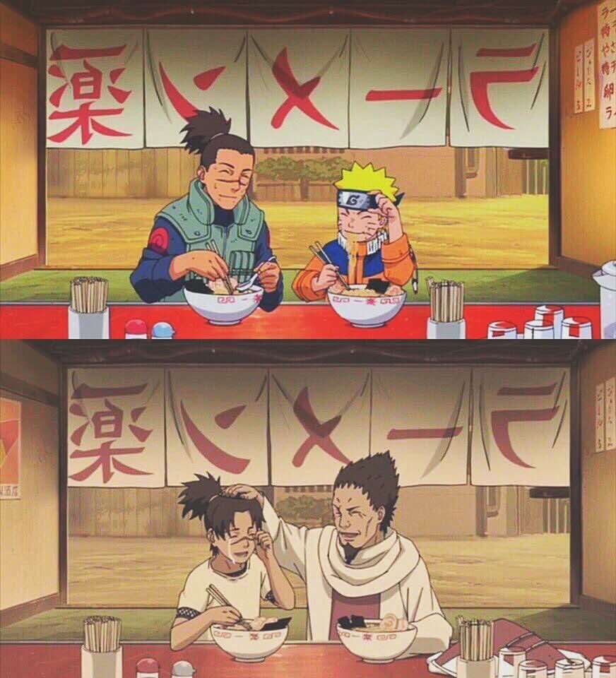 火影忍者简单的一乐拉面包含了三代人的青春网友看哭了