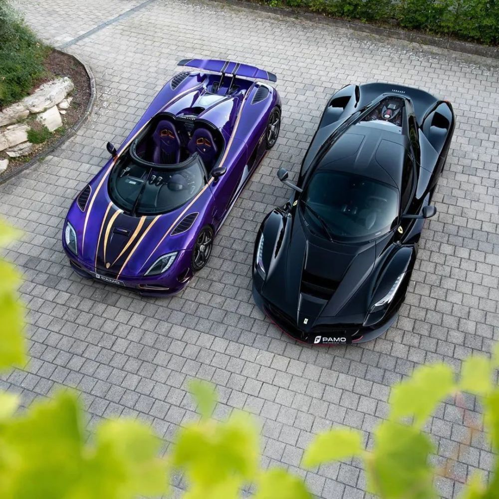 土豪晒柯尼塞格和拉法两大座驾,这台紫金色尼塞格价值3600万