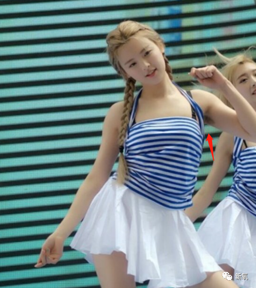 杨超越|杨超越5年前生图爆出，腋下这是怎么了…