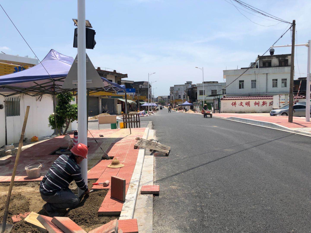 红海湾东洲街道的这条路大变样