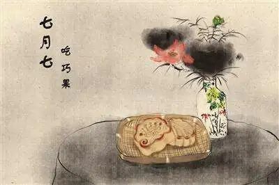 梧桐|卧看牵牛织女星，月转过梧桐树影
