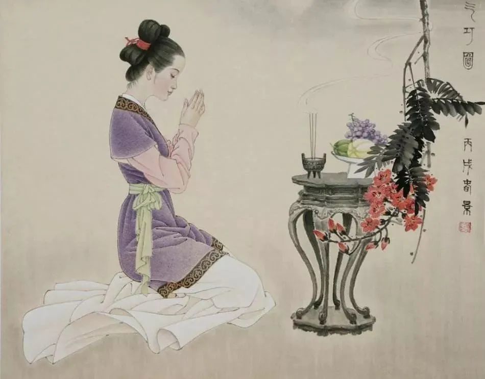 梧桐|卧看牵牛织女星，月转过梧桐树影