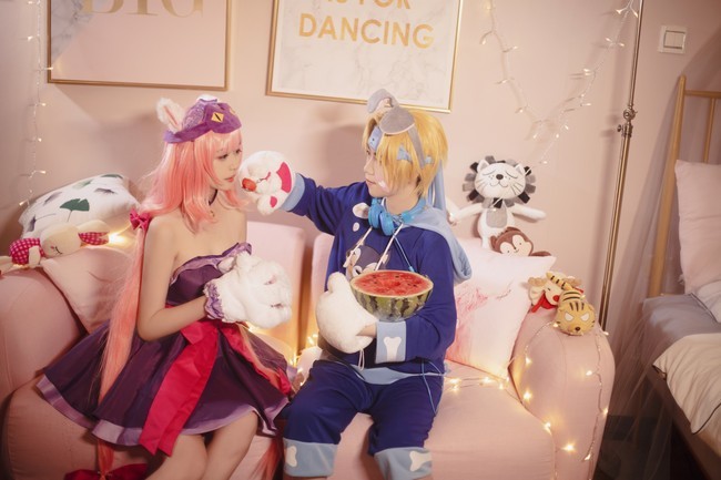 七夕发狗粮孙策大乔猫狗日记cp组合cosplay