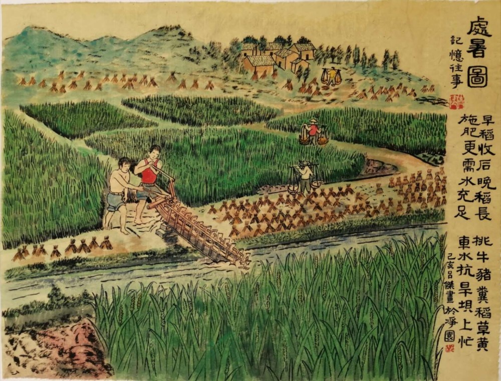 24节气图|我的乡愁我的画