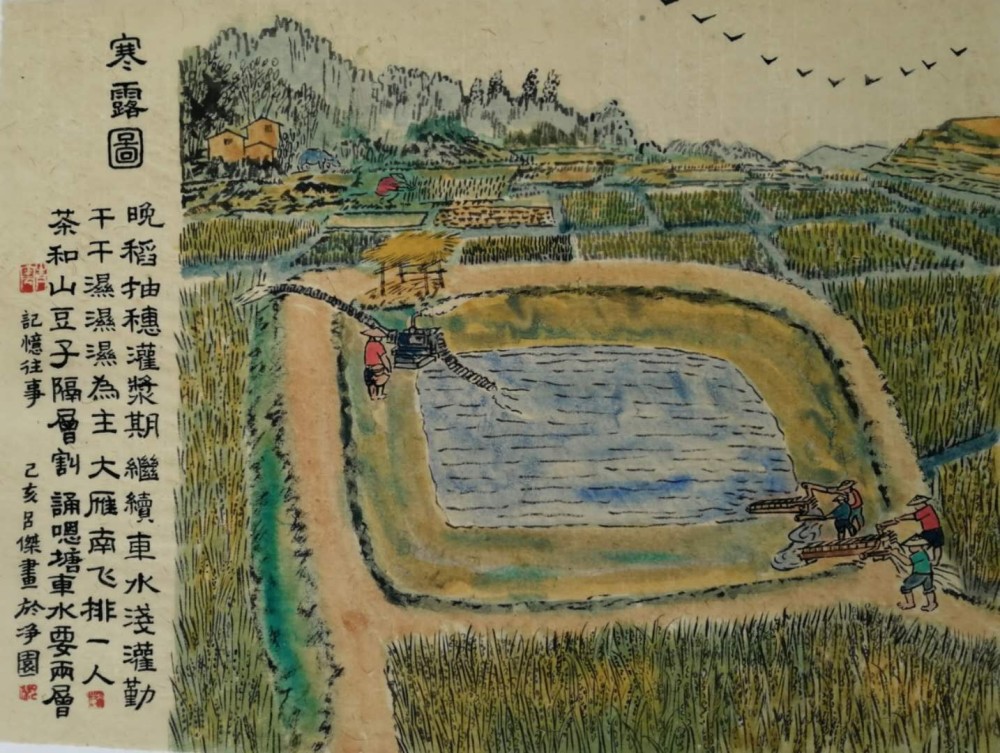 24节气图|我的乡愁我的画