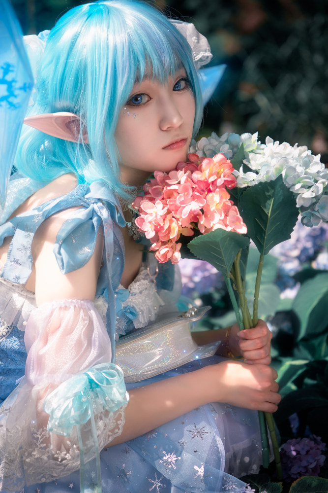 东方project琪露诺cosplay