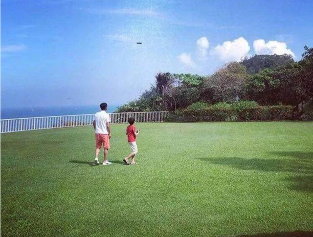 李嘉欣|李嘉欣晒9岁儿子居家健身照，意外曝光豪宅内景，大山森林尽收眼底