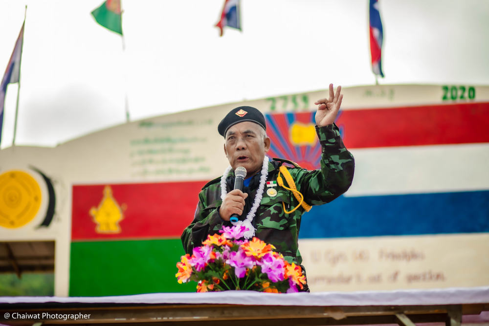 老牌抗缅武装克伦民族解放军烈士节掠影