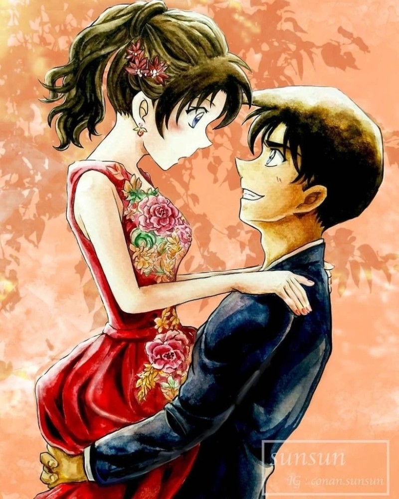 名侦探柯南四对情侣陪你过七夕每一对都甜甜蜜蜜