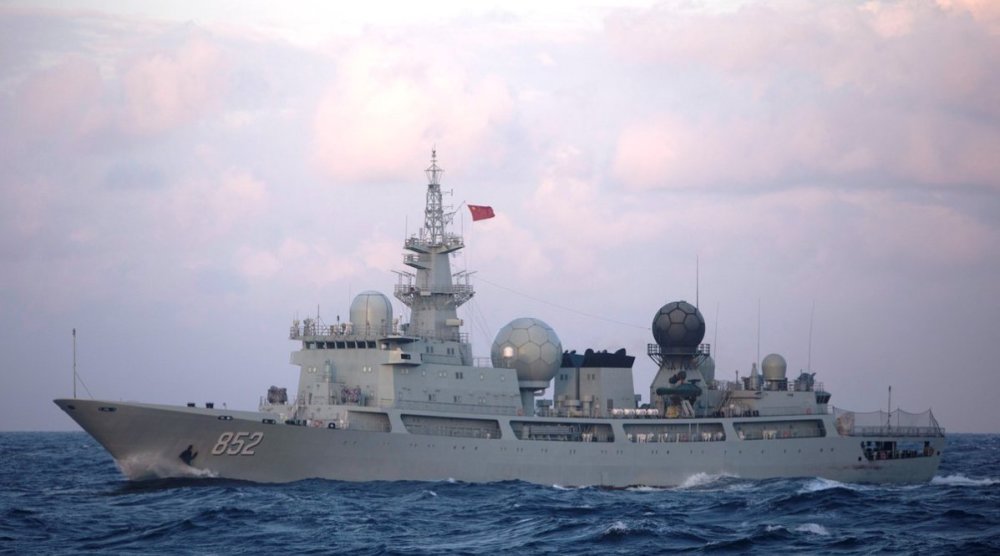 中国海军双体侦查船780图片