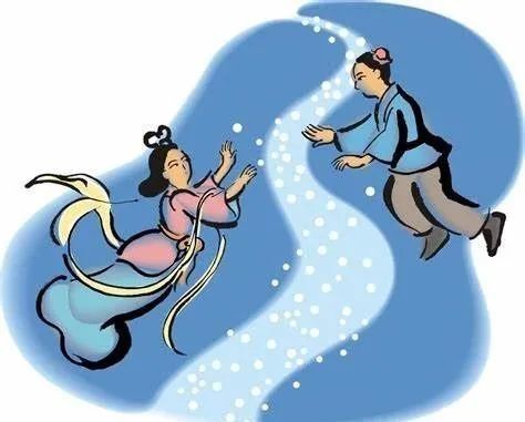 图片源自网络在古代,民间在这一天还有穿针乞巧,拜织女等习俗,祈祷