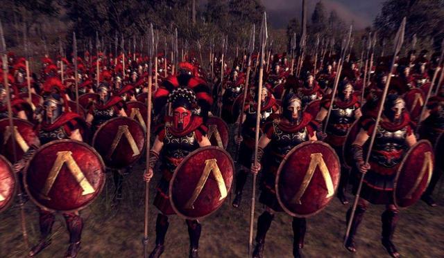 斯巴达重步兵方阵
