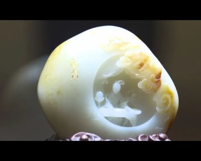 这块就是位于扬州工艺美术大楼里头的余勇工作室.