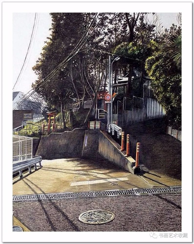 林亮太|日本绘画：彩色铅笔描绘的宁静街景