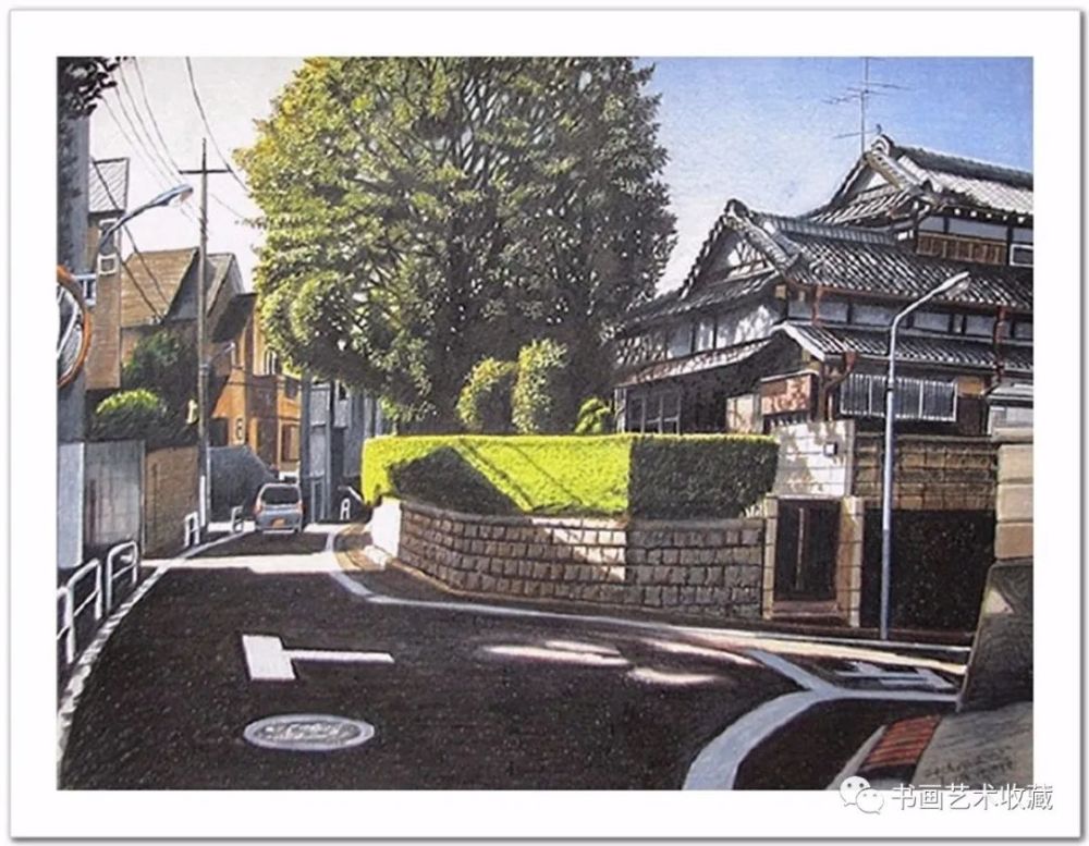 林亮太|日本绘画：彩色铅笔描绘的宁静街景