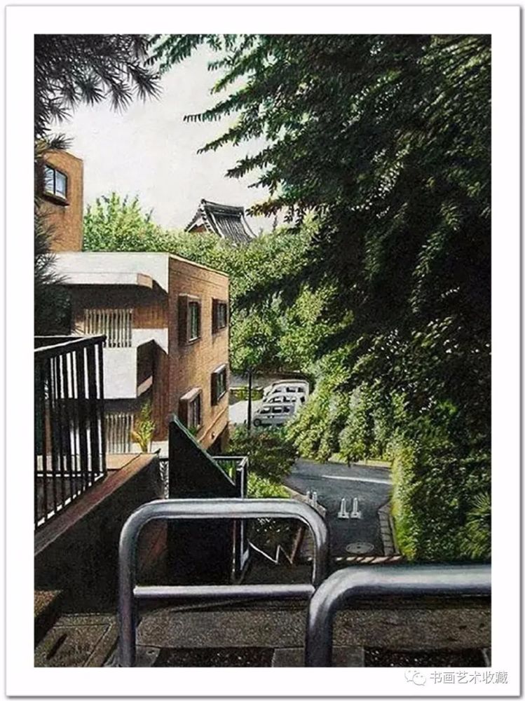 林亮太|日本绘画：彩色铅笔描绘的宁静街景