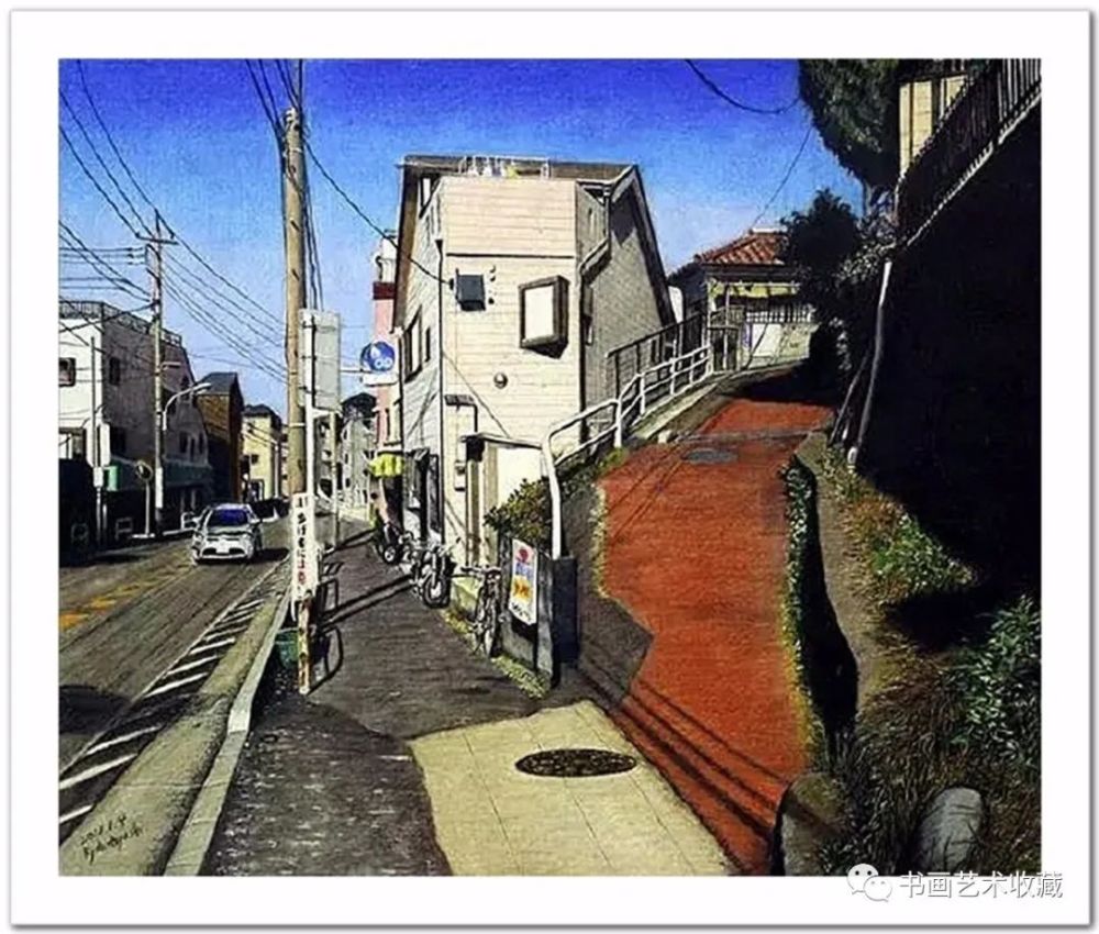 林亮太|日本绘画：彩色铅笔描绘的宁静街景