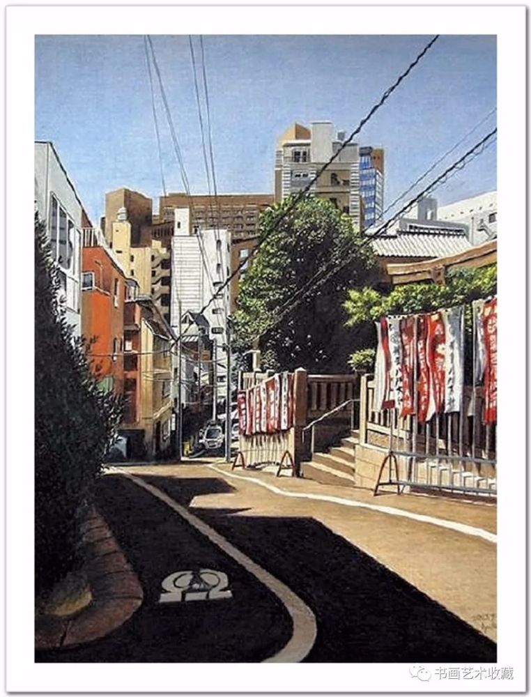 林亮太|日本绘画：彩色铅笔描绘的宁静街景