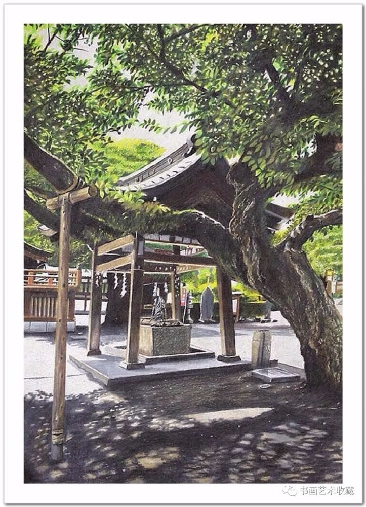 林亮太|日本绘画：彩色铅笔描绘的宁静街景