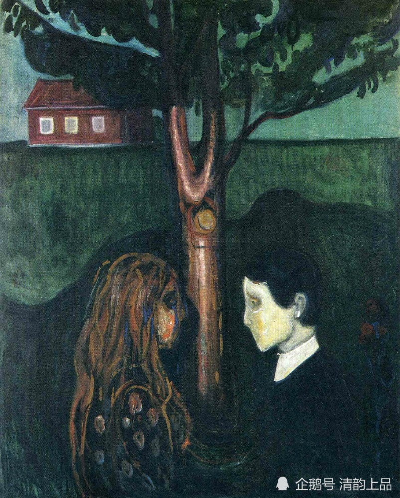 爱德华·蒙克|表现主义先驱，爱德华·蒙克，油画作品欣赏