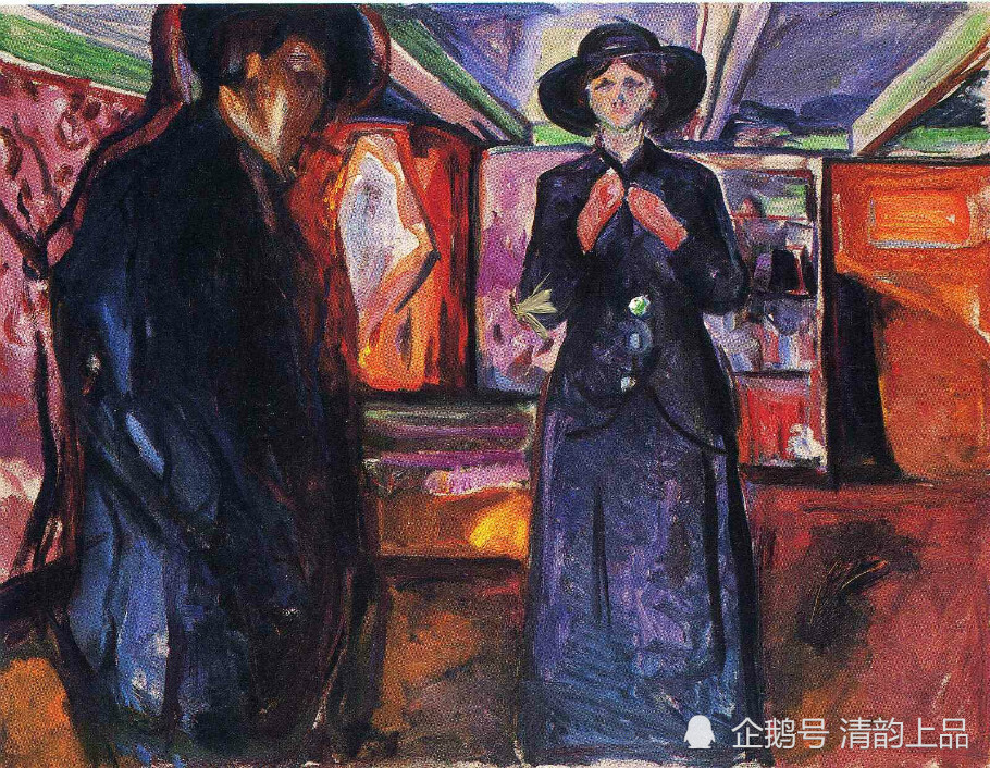 爱德华·蒙克|表现主义先驱，爱德华·蒙克，油画作品欣赏