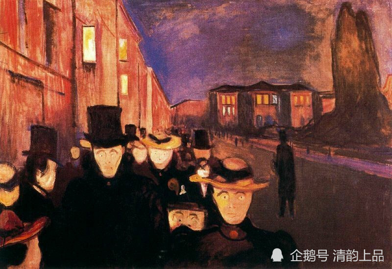 爱德华·蒙克|表现主义先驱，爱德华·蒙克，油画作品欣赏