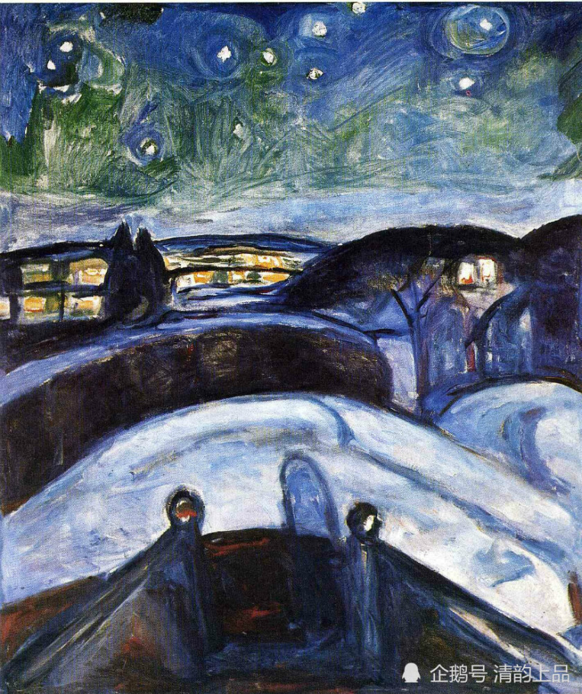 爱德华·蒙克|表现主义先驱，爱德华·蒙克，油画作品欣赏