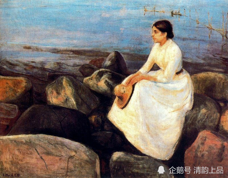 爱德华·蒙克|表现主义先驱，爱德华·蒙克，油画作品欣赏